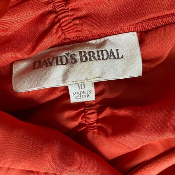 David’s Bridal Dress Size Small 10 Flower Girl Fall Wedding Tulle Long - Picture 13 of 15